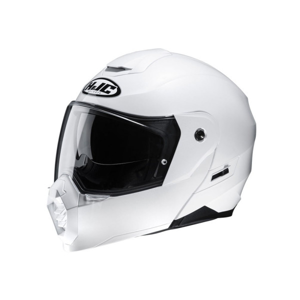 Шлем щелевий HJC C80 Metal білий глянець