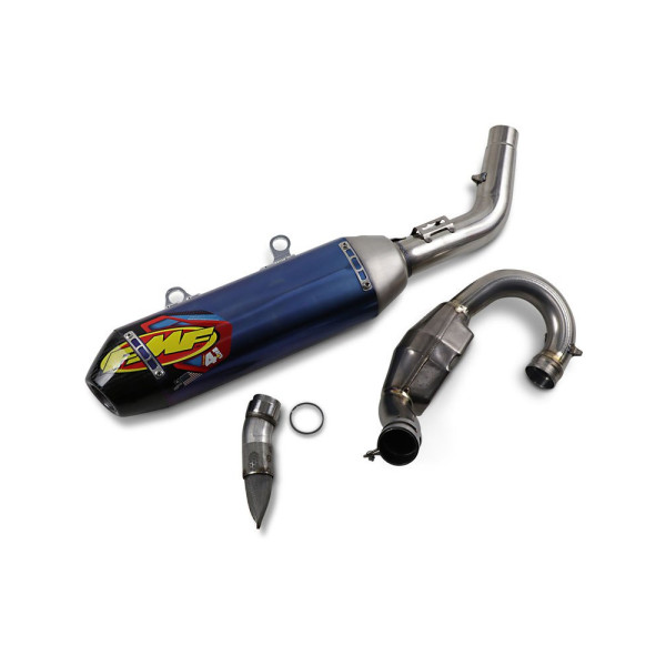 Повний вихлопний система FMF Factory 4.1 RCT анодований синій для Husqvarna FC 250 (19-21), KTM SX-F 250 (19-21)