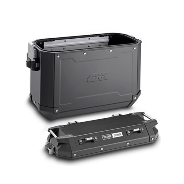 Бічний алюмінієвий кофр чорний матовий лівий Givi Trekker Outback 48 L об'єм: 48 L