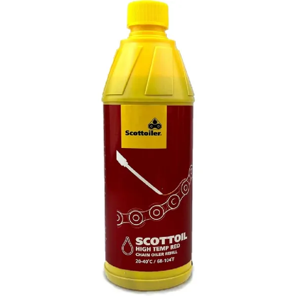 Олія високотемпературна для систем змащення Scottoiler Scottoil - High Temperature Red 500ml