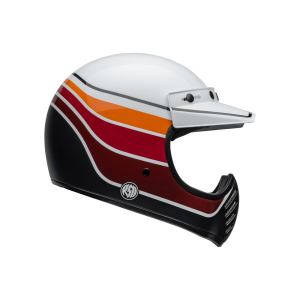 Шолом інтегральний Bell Moto-3 біло-чорно-червоний