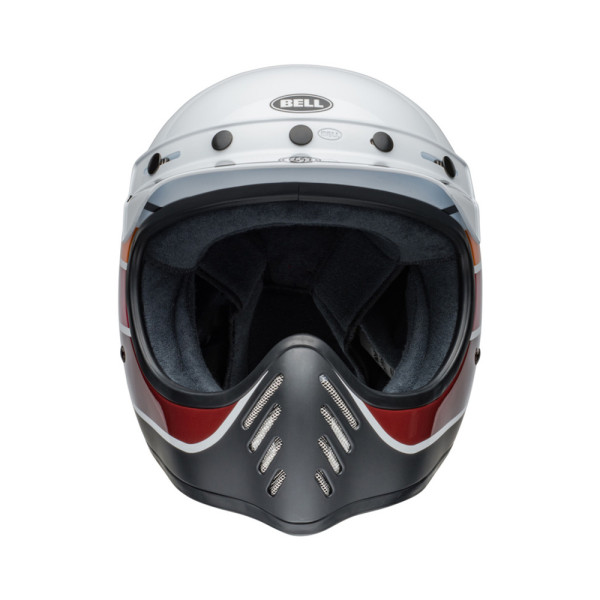 Шолом інтегральний Bell Moto-3 біло-чорно-червоний