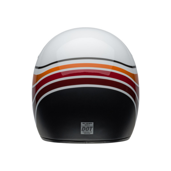 Шолом інтегральний Bell Moto-3 біло-чорно-червоний