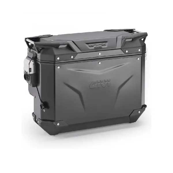 Боковий кофр GIVI Trekker Outback Evo Smart 33 алюмінієвий, чорний профільований, на праву сторону; об'єм: 33 л; без вставки SLR