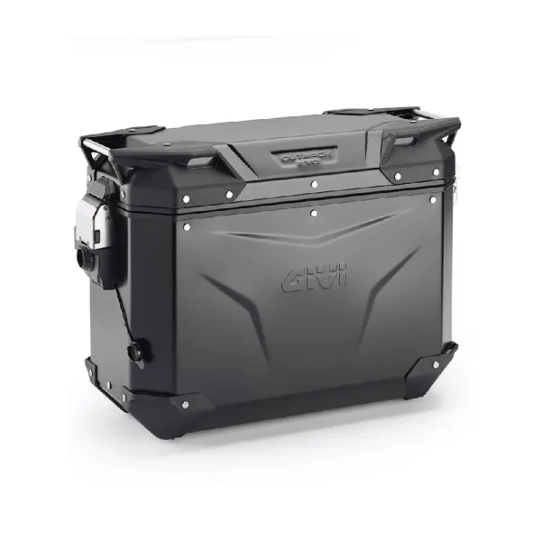 Боковий кофр GIVI Trekker Outback Evo Smart 37 алюмінієвий, чорний на праву сторону; об'єм: 37 л; без вставки SLR