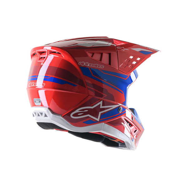 Каска ендуро Alpinestars MX Supertech M5 Action 2 червоно-синя