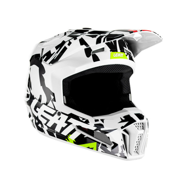 Дитячий кросовий шолом Leatt Moto 3.5 V23 Зебра