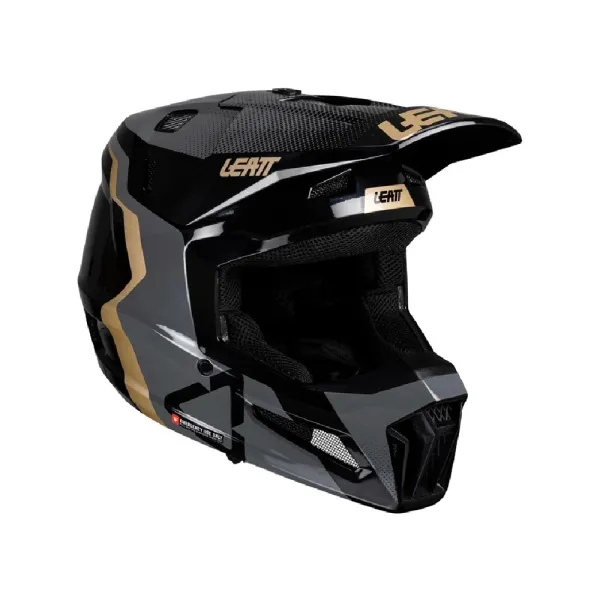 Дитячий кросовий шолом Leatt Moto 3.5 V25 з окулярами чорний