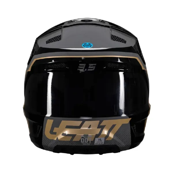 Дитячий кросовий шолом Leatt Moto 3.5 V25 з окулярами чорний