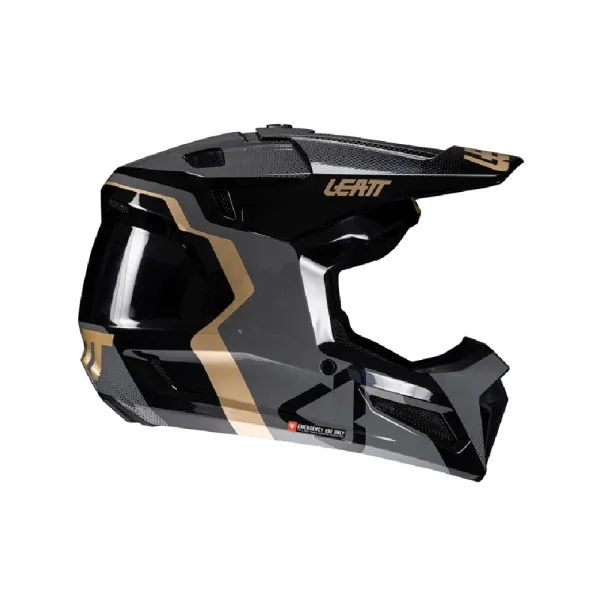 Дитячий кросовий шолом Leatt Moto 3.5 V25 з окулярами чорний