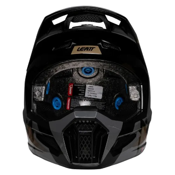 Дитячий кросовий шолом Leatt Moto 3.5 V25 з окулярами чорний