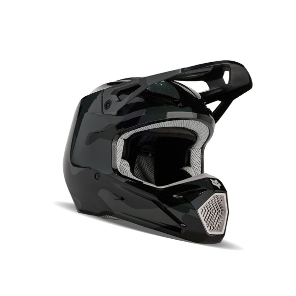 Дитячий ендуро шолом Fox V1 чорний-сірий