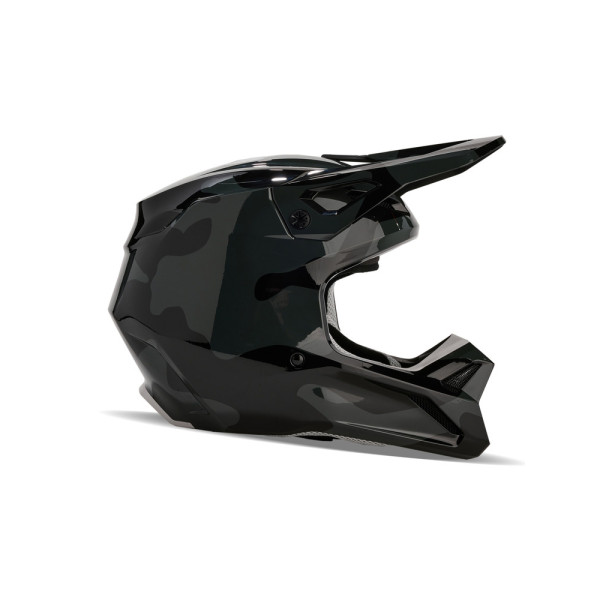 Дитячий ендуро шолом Fox V1 чорний-сірий