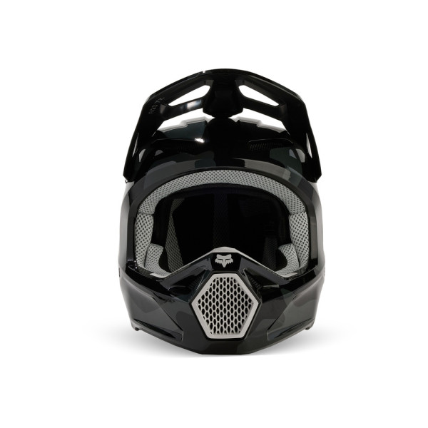 Дитячий ендуро шолом Fox V1 чорний-сірий