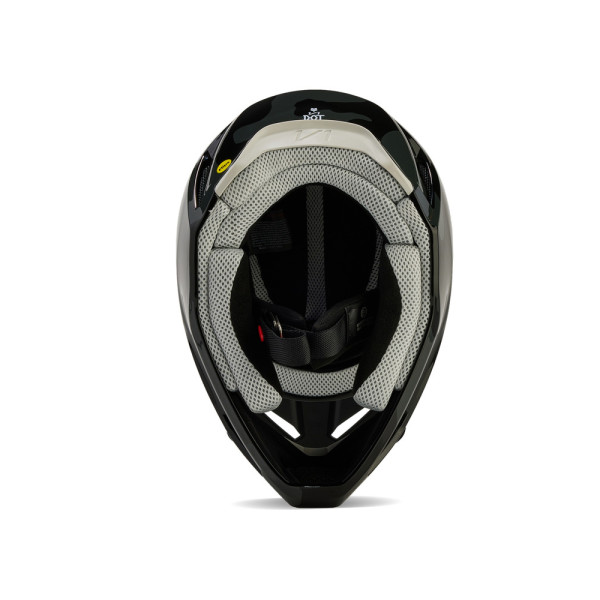 Дитячий ендуро шолом Fox V1 чорний-сірий