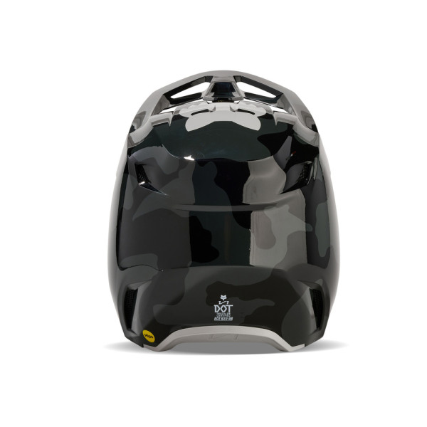 Дитячий ендуро шолом Fox V1 чорний-сірий