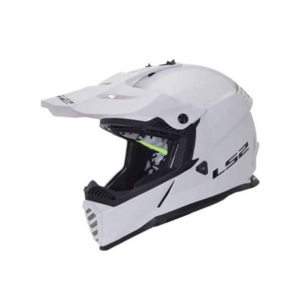 Шолом off-road дитячий LS2 MX437J Fast Evo Mini Solid білий