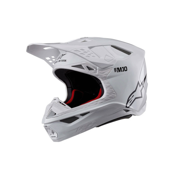 Каска ендуро Alpinestars MX Supertech M10 Solid біла