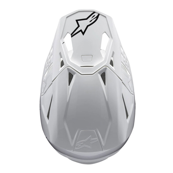 Каска ендуро Alpinestars MX Supertech M10 Solid біла