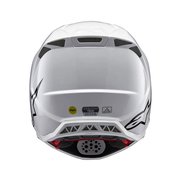 Каска ендуро Alpinestars MX Supertech M10 Solid біла