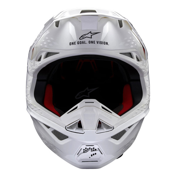 Каска ендуро Alpinestars MX Supertech M10 Solid біла