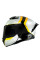 Шолом щелепний MT Atom 2 SV Emalla біло-чорно-жовтий