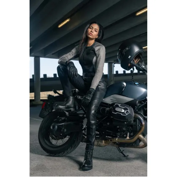 Дамське боді з захисниками Pando Moto Bia сіре