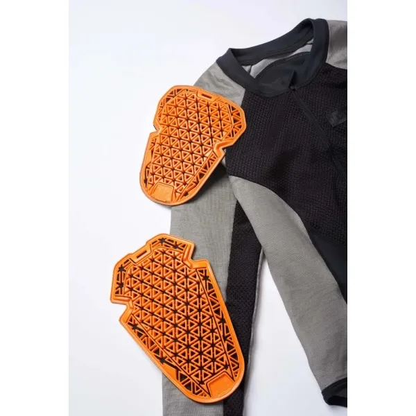 Дамське боді з захисниками Pando Moto Bia сіре