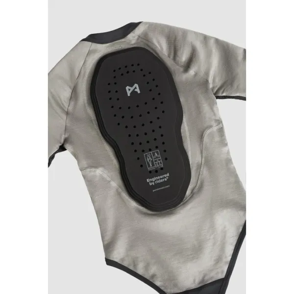 Дамське боді з захисниками Pando Moto Bia сіре