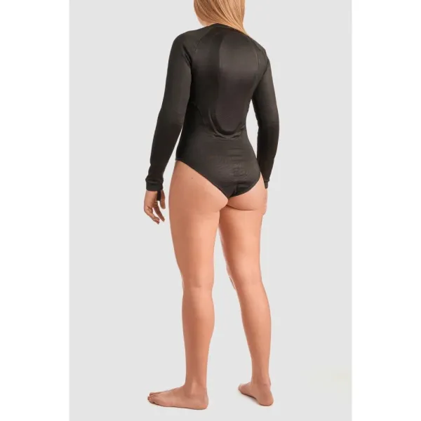 Жіноче боді з захисниками Pando Moto Bia чорне