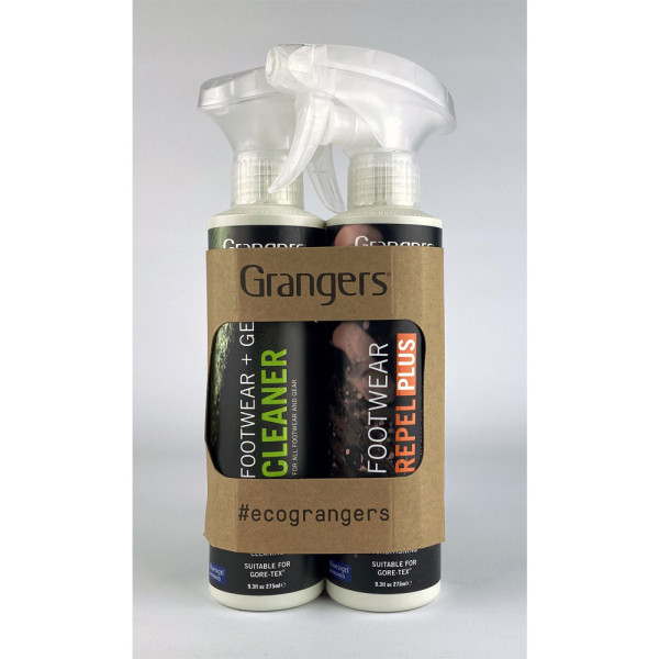 Набір для чищення та імпрегнації взуття Grangers Gear Cleaner & Footwear Repel Plus