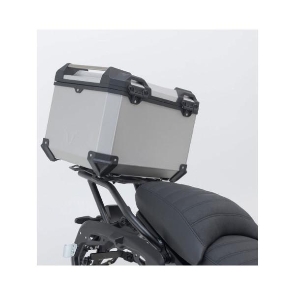 Комплект: бічні кофри + центральний кофр TRAX ADV + стійка SW-Motech BMW R 1300 GS (23-) срібні