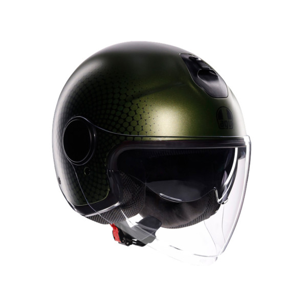 Шолом відкритий AGV Eteres Andora зелено-чорний матовий