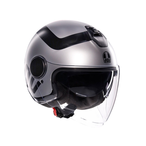 Шолом відкритий AGV Eteres Rimini сірий-чорний матовий