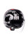 Шолом відкритий AGV Eteres History чорний-біло-червоний матовий