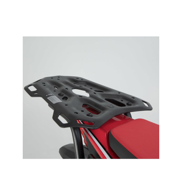 Комплект: бічні кофри + центральний кофр + кріплення TRAX ADV SW-MOTECH для мотоцикла HONDA CRF1100 L Africa Twin (19-21) срібні об'єм 45 + 37 + 38L