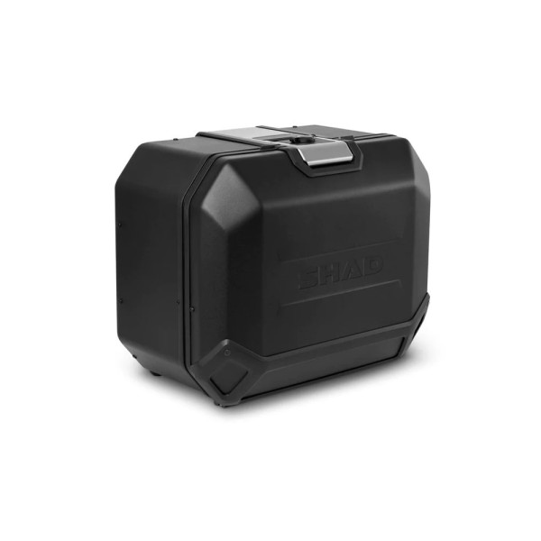 Боковий алюмінієвий кофр правий Terra Shad (об'єм: 47 літрів) чорний