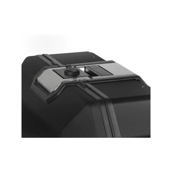 Боковий алюмінієвий кофр правий Terra Shad (об'єм: 47 літрів) чорний