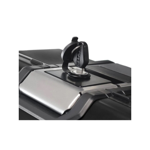 Боковий алюмінієвий кофр правий Terra Shad (об'єм: 47 літрів) чорний