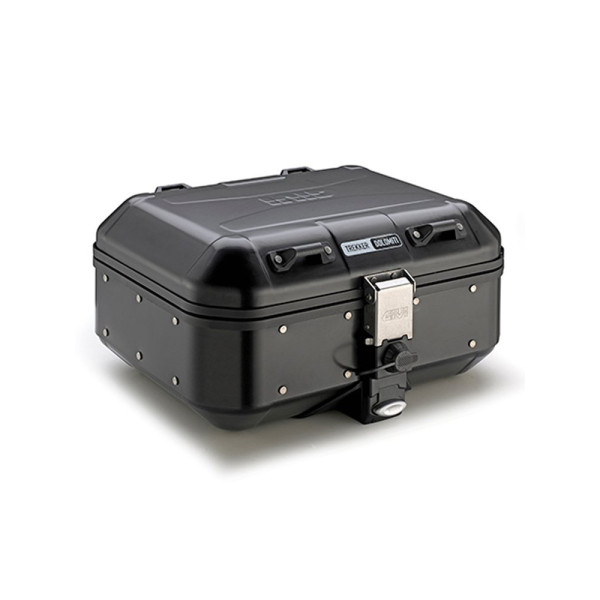Алюмінієвий центральний кофр GIVI Trekker Dolomiti Monokey® DLM30B Чорна лінія; об'єм: 30 літрів