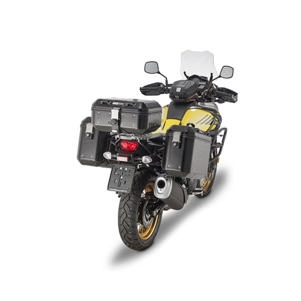 Алюмінієвий центральний кофр GIVI Trekker Dolomiti Monokey® DLM30B Чорна лінія; об'єм: 30 літрів