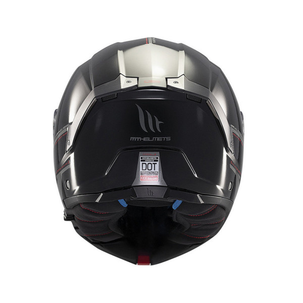 Шолом щелепний MT Atom 2 SV Solid чорний глянець