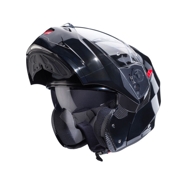 Шолом з підборіддям Caberg Duke X Solid Smart чорний