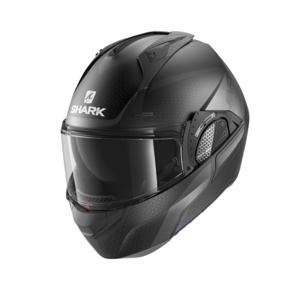 Шолом щелепний Shark EVO-GT Encke чорний сірий матовий