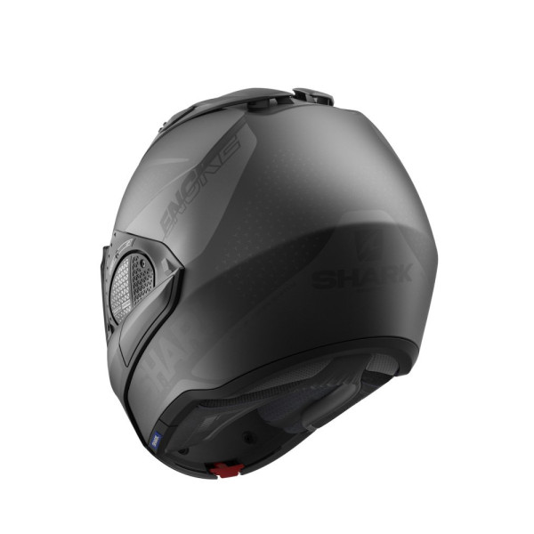Шолом щелепний Shark EVO-GT Encke чорний сірий матовий