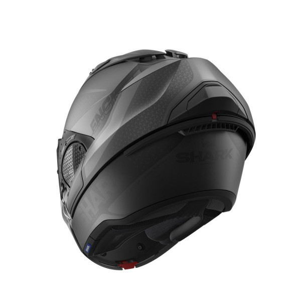 Шолом щелепний Shark EVO-GT Encke чорний сірий матовий
