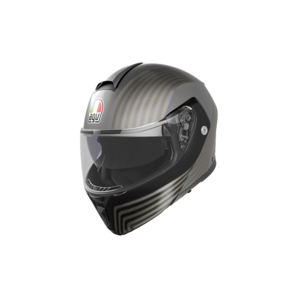 Шолом щелепний AGV Streetmodular Iseo сірий-чорний
