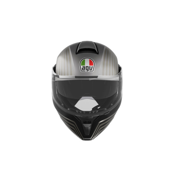 Шолом щелепний AGV Streetmodular Iseo сірий-чорний