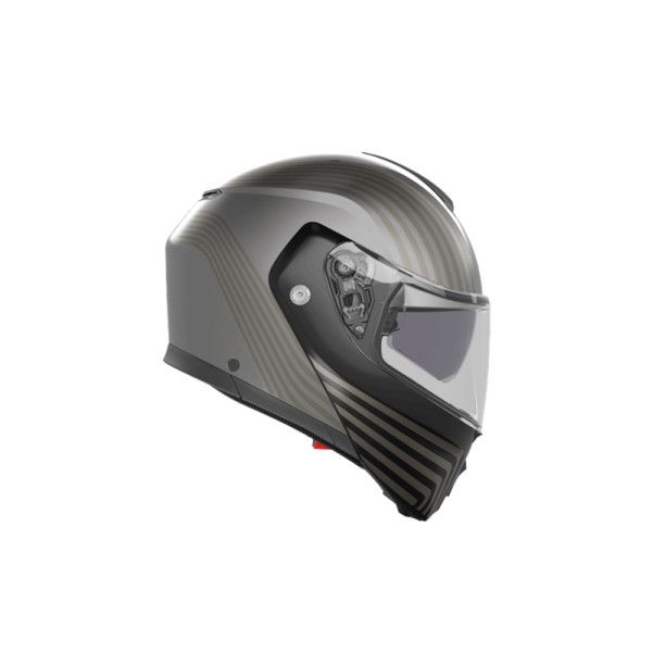 Шолом щелепний AGV Streetmodular Iseo сірий-чорний