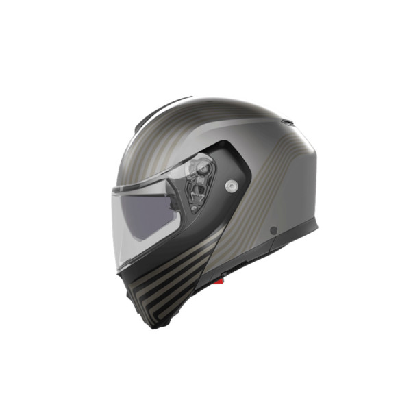 Шолом щелепний AGV Streetmodular Iseo сірий-чорний